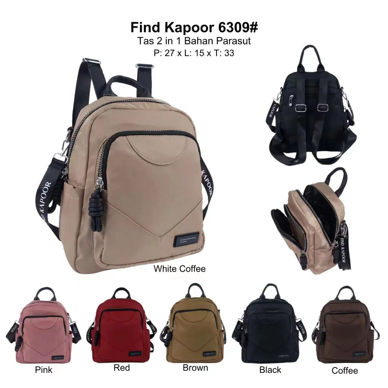 Mavis Shop 6309 - Kategori Ransel Fashion