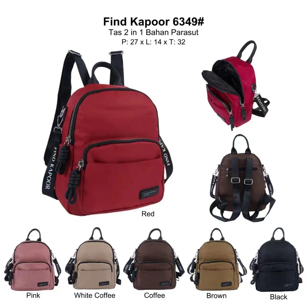 Mavis Shop 6349 - Kategori Ransel Fashion