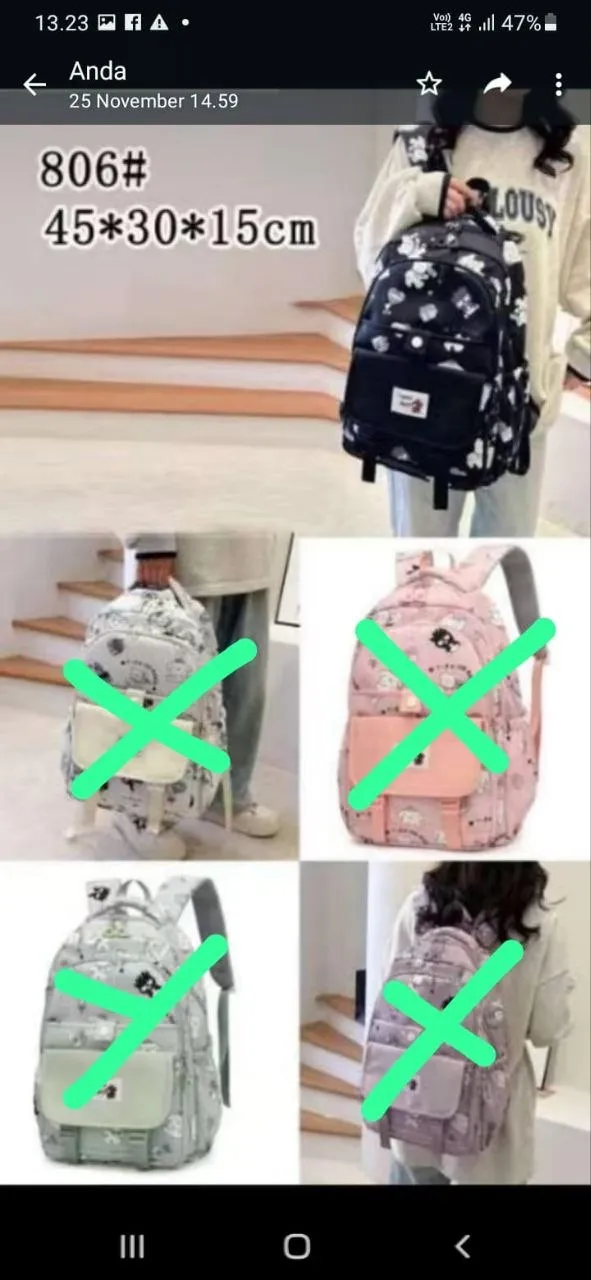 Mavis Shop 806 - Kategori Ransel Korea