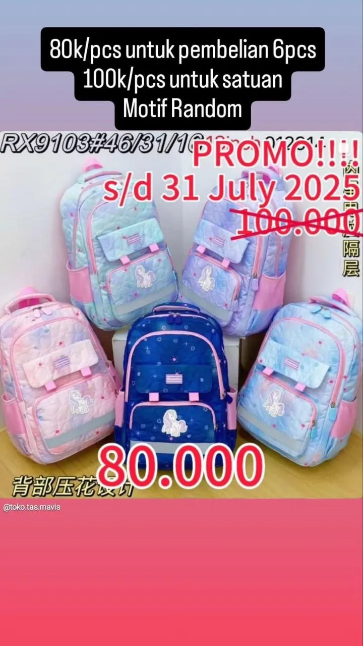 Mavis Shop RX9103 - Kategori Ransel Korea